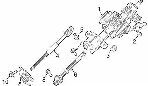 ford truck steering column diagram