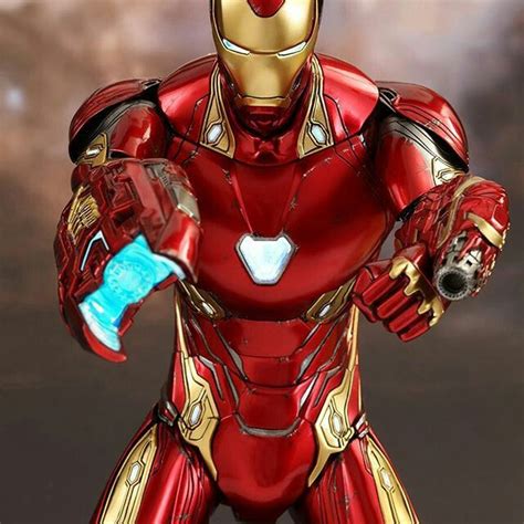 The Iron Man Figure Is Shown In Action