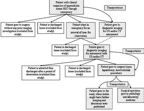 Flow Chart Of The Typical Pathway Of A Patient With Clinically