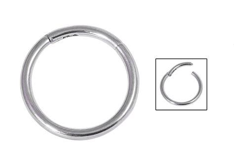 Surgical Steel Hinged Segment Ring 12mm And 16mm