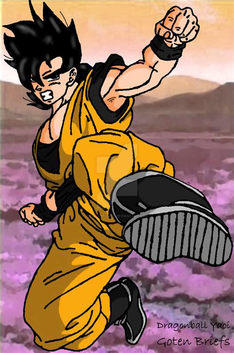 Goten Adult Fighting By Yugithecutie On Deviantart