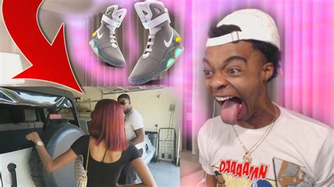 Flight Reacts To Girlfriend Sold Nike Air Mags Prank Gone Wrong Youtube