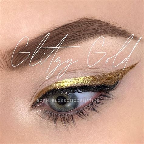 Gold Eyeliner Farmasi Influencercode 0091129 Alluring Looks With