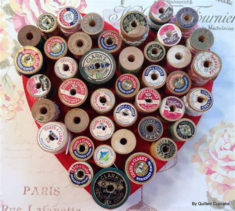 Quilted Cupcake Quilted Cupcake Vintage Spool Heart Tutorial