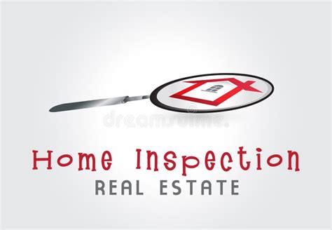 House Inspection Real Estate Logo Stock Vector Illustration Of