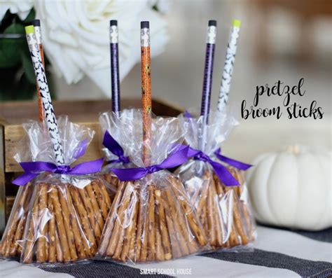 Pretzel Broom Sticks For Halloween