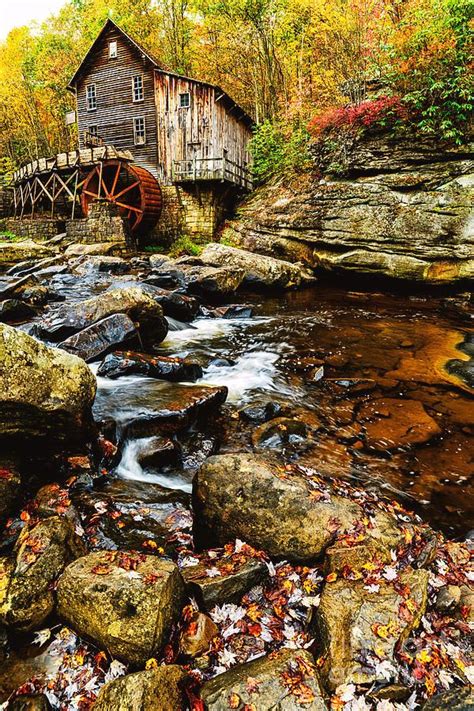 Glade Creek Grist Mill Fall Is A Photograph By Thomas R Fletcher Glade