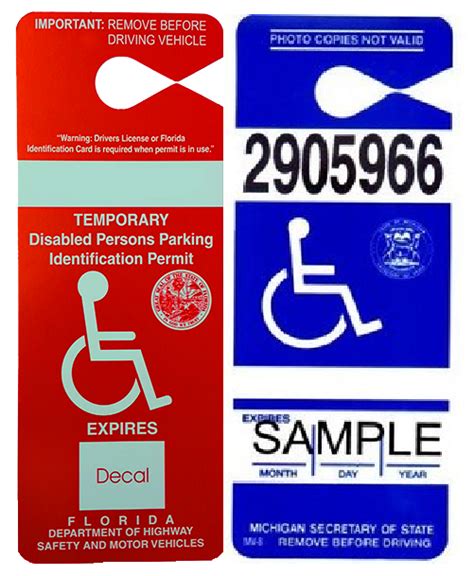 Department Of Transportation Disability Parking Permit Transport