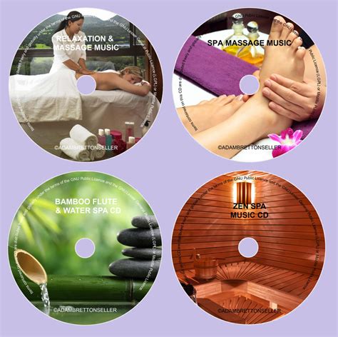 Massage And Relaxation Music Perfect For Spa Salon Therapy Suite 4 Cds Ebay