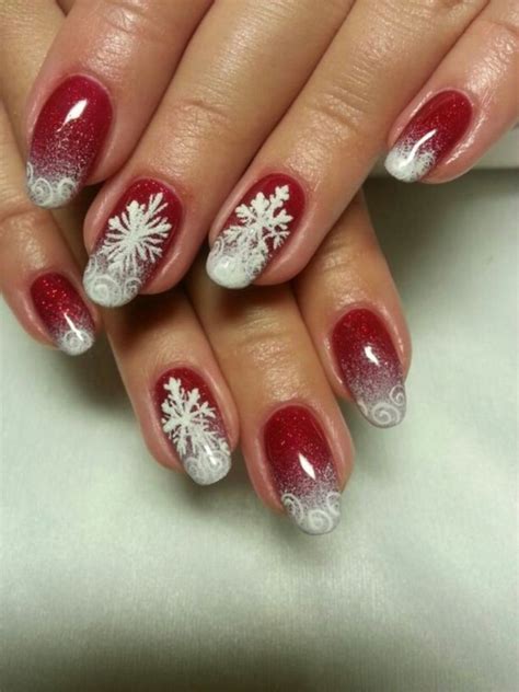 Stunning Christmas Ombre Nails Winter Red Designs 2023 Best Place To