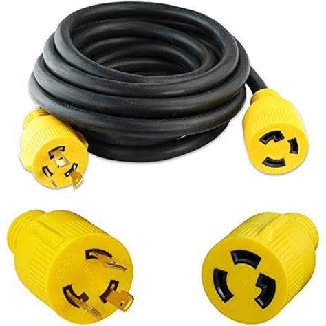3 Prong 15 Extension Cords Feet 30 Amp Generator Cord 10 Gauge Heavy