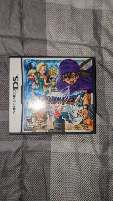 Dragon Quest V Hand Of The Heavenly Bride Nintendo Ds Authentic 21500 Picclick