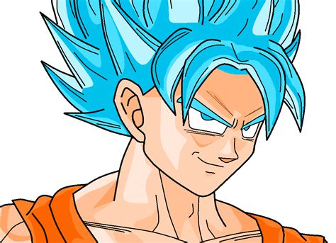 Goku Super Saiyajin Dios Azul Render By Marcoverdugo On Deviantart