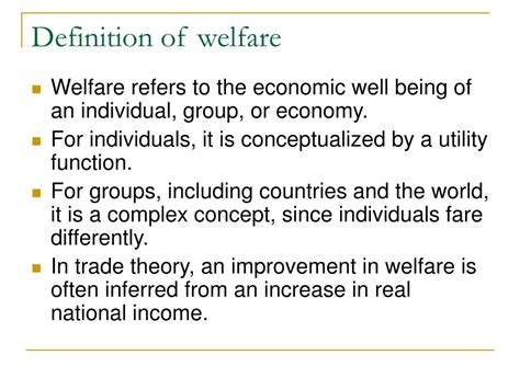 Economic Meaning Welfare Management And Leadership
