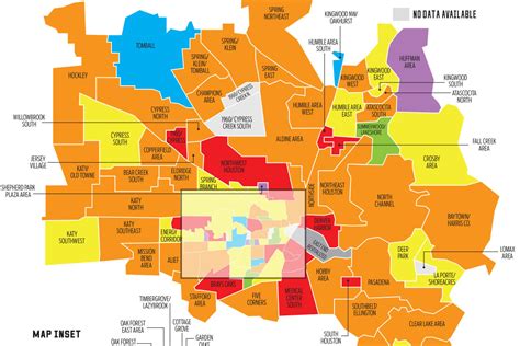 A Map Of 2020 Median Home Prices In Houston Houstonia Magazine