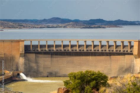 Gariep Dam On The Orange River In South Africa The Largest Dam In
