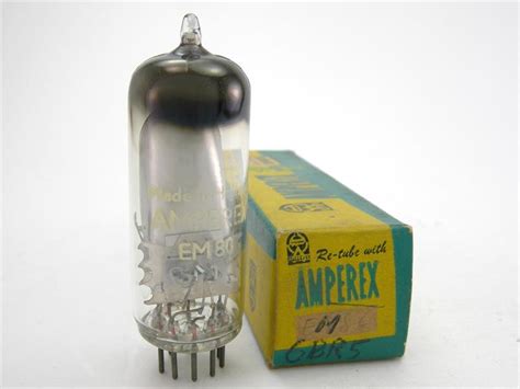 Amperex Em80 6br5 Magic Eye Tube