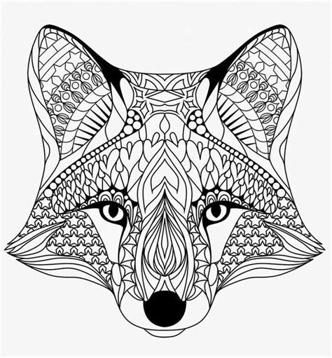 Mandala Zorro Fux Guineu Fox Fox Coloring Page Animal Coloring