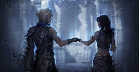 Final Fantasy Final Fantasy Vii Cloud Strife Tifa Lockhart 1080p Wallpaper Hdwallpaper