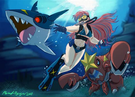 Team Aqua Shelly Wants To Battle Bikini Ver By Thearashi On Deviantart