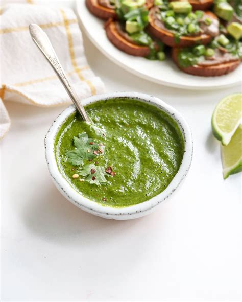 Easy Cilantro Sauce Detoxinista