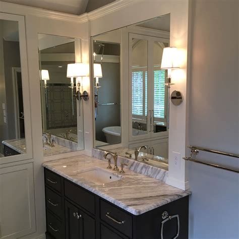 Many years ago, we built this hutch on the bathroom vanity in the master bath to claim some vertical storage space, and i. Vanity Mirrors - A&D Glass & Mirror