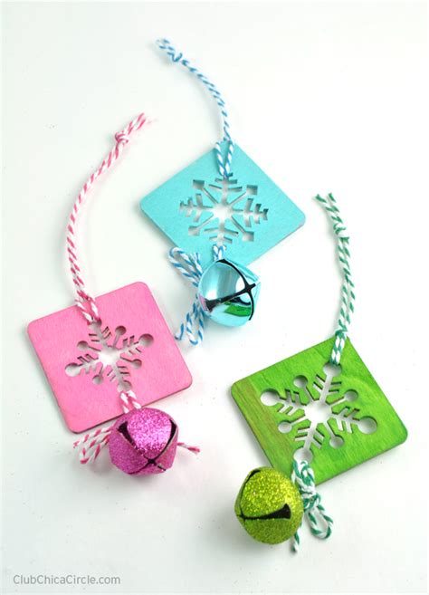 Easy Homemade Snowflake Ornaments