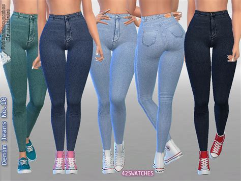 The Sims Resource Denim Jeans No10