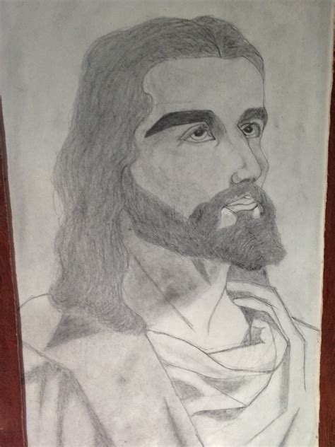 Jesus Dibujo A Lapiz Jesus Dibujando Buenos Viernes Bosquejo Jesus
