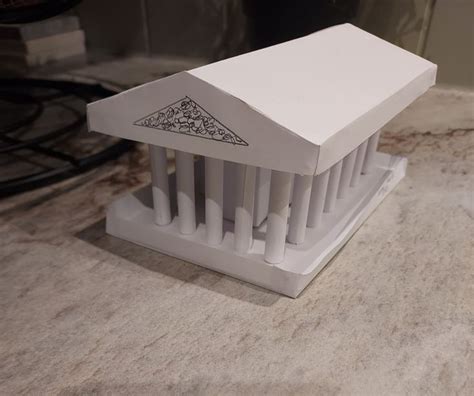 The Parthenon Paper Projects Diy Diy Projects School Projects