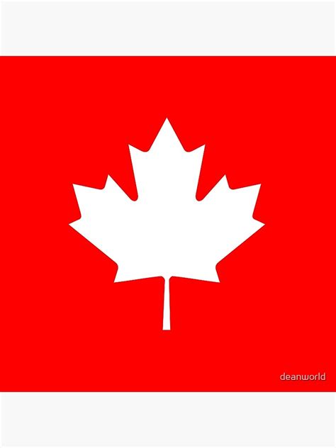 Canadian Flag National Flag Of Canada Maple Leaf T Shirt Sticker Throw Pillow For Sale By