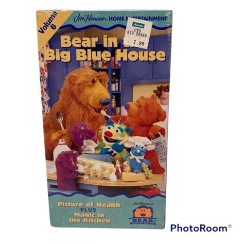 Bear In The Big Blue House Volume 6 Vhs 1999 Slipsleeve Case