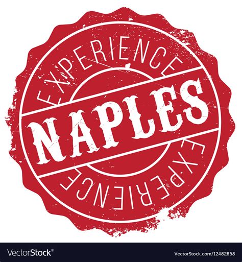 Naples Stamp Rubber Grunge Royalty Free Vector Image