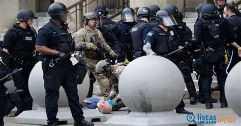 Represión Policial A Manifestantes Causa Lesiones Severas A Un Hombre
