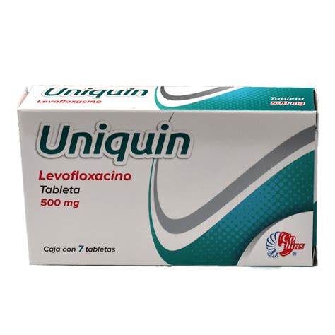 Uniquin Levofloxacino Mg Caja Con Tabletas Farmacia Sanorim The Best