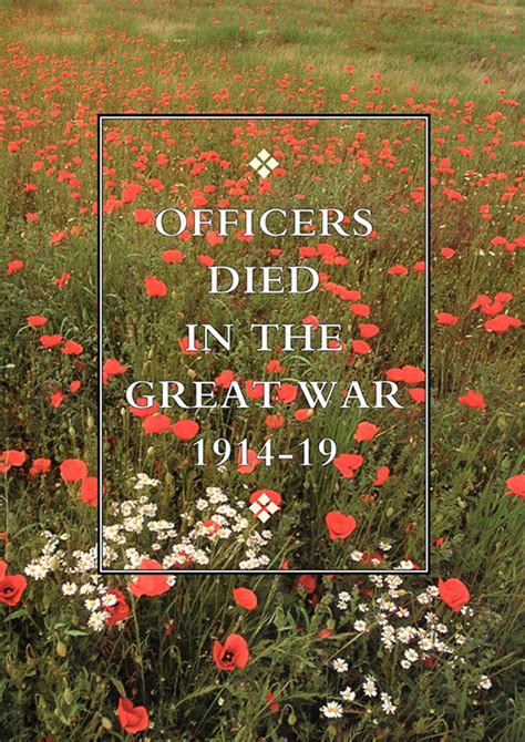 Officers Died In The Great War 1914 1919 Naval And Military Press