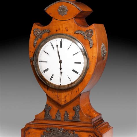 Antique Queen Anne Style Tortoiseshell Mantel Clock