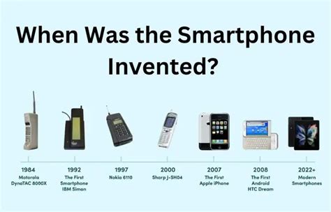 When Was The Smartphone Invented The Evolution Of Communication