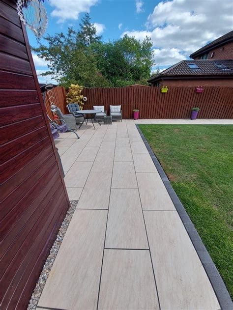 Outdoor Porcelain Paving Slabs Beige Porcelain Paving Slabs Patio Slabs