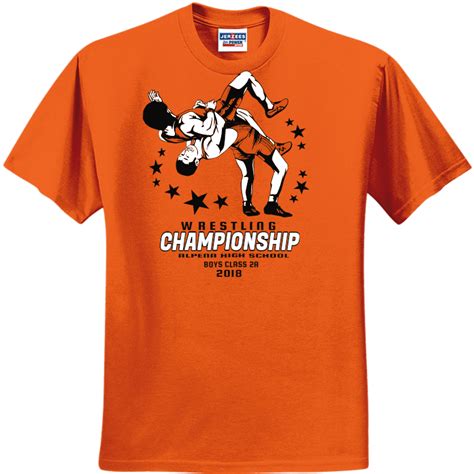 High School Wrestling T Shirt Designs