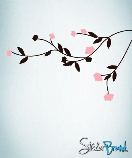 Vinyl Wall Decal Sticker Floral Vines X Ac S Etsy In