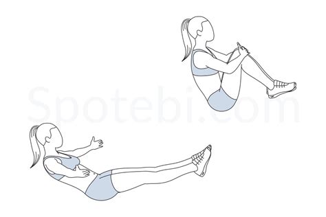 Knee Hugs Illustrated Exercise Guide