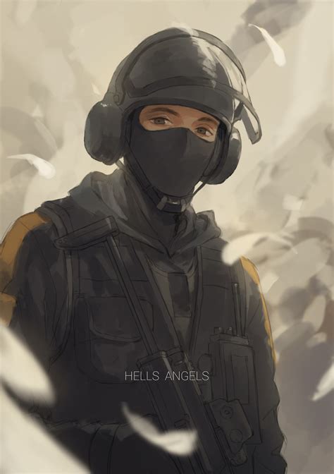 Bandit From Rainbow Six Siege Men In Armor And Mask