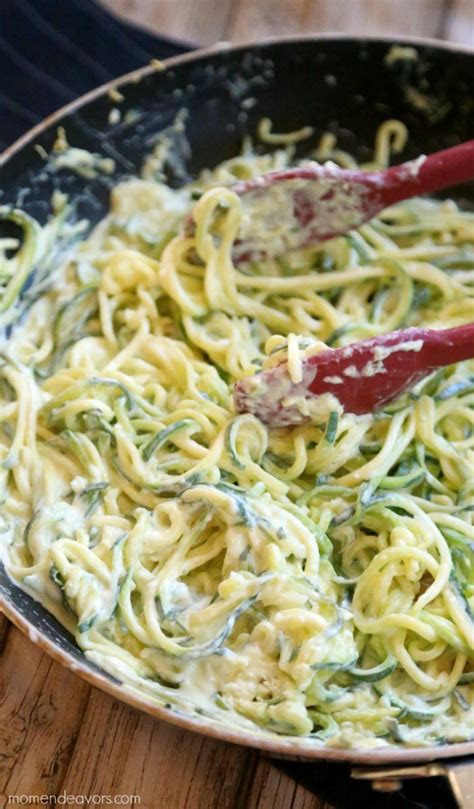 How many oz is a medium zucchini. Creamy Zucchini Noodles 1 TBSP butter2 cloves garlic ...