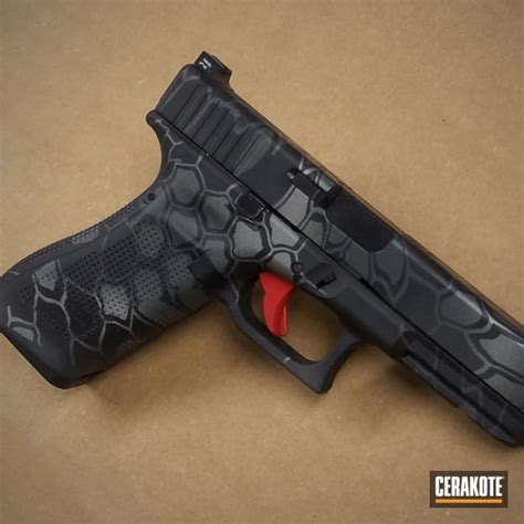 Glock 17 Cerakoted In A Custom Kryptek Finish By Brian Lohman Cerakote