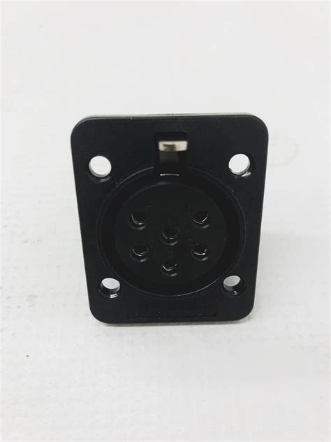 Amphenol 6 Pin Female Chassis Mount Connector For Leslie Speaker Ham