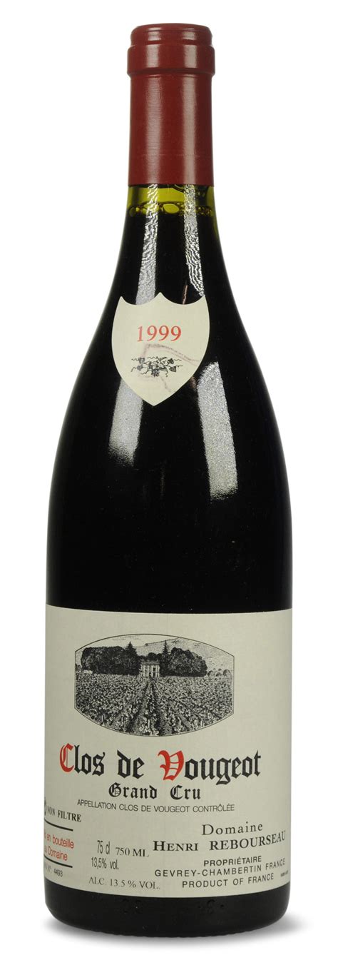 Henri Rebourseau Clos De Vougeot 1999 Grand Cru Côte De Nuits