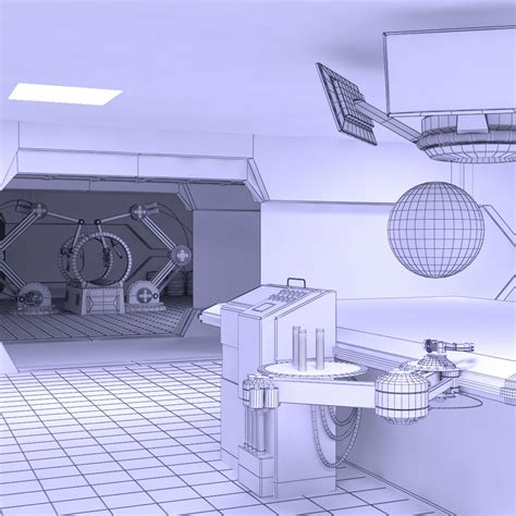 laboratory 3d model cgtrader