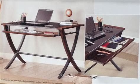 Get it as soon as thu, aug 19. Bayside Furnishings Nalu Office Computer Desk with Slide ...