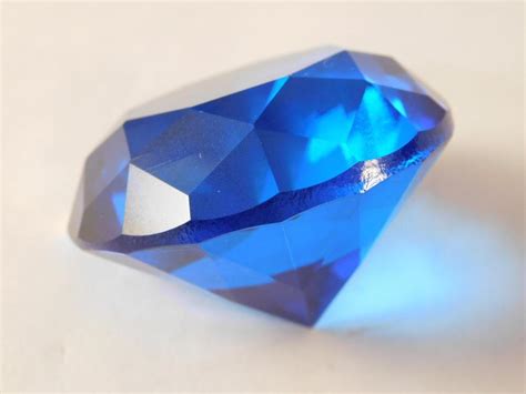 Lot Cobalt Blue Crystal Display Diamond